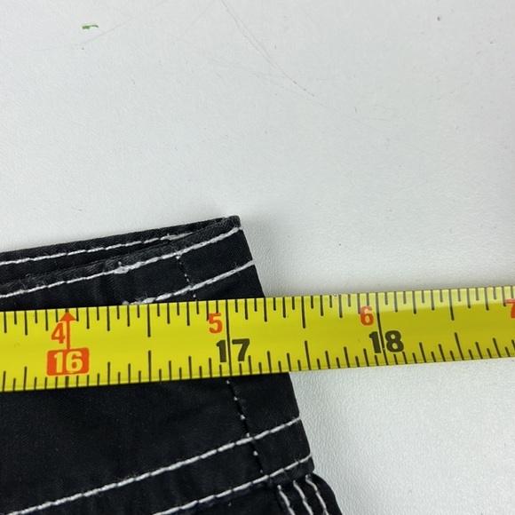 Denver Hayes y2k black casual pants with white stitching - Picture 6 of 9